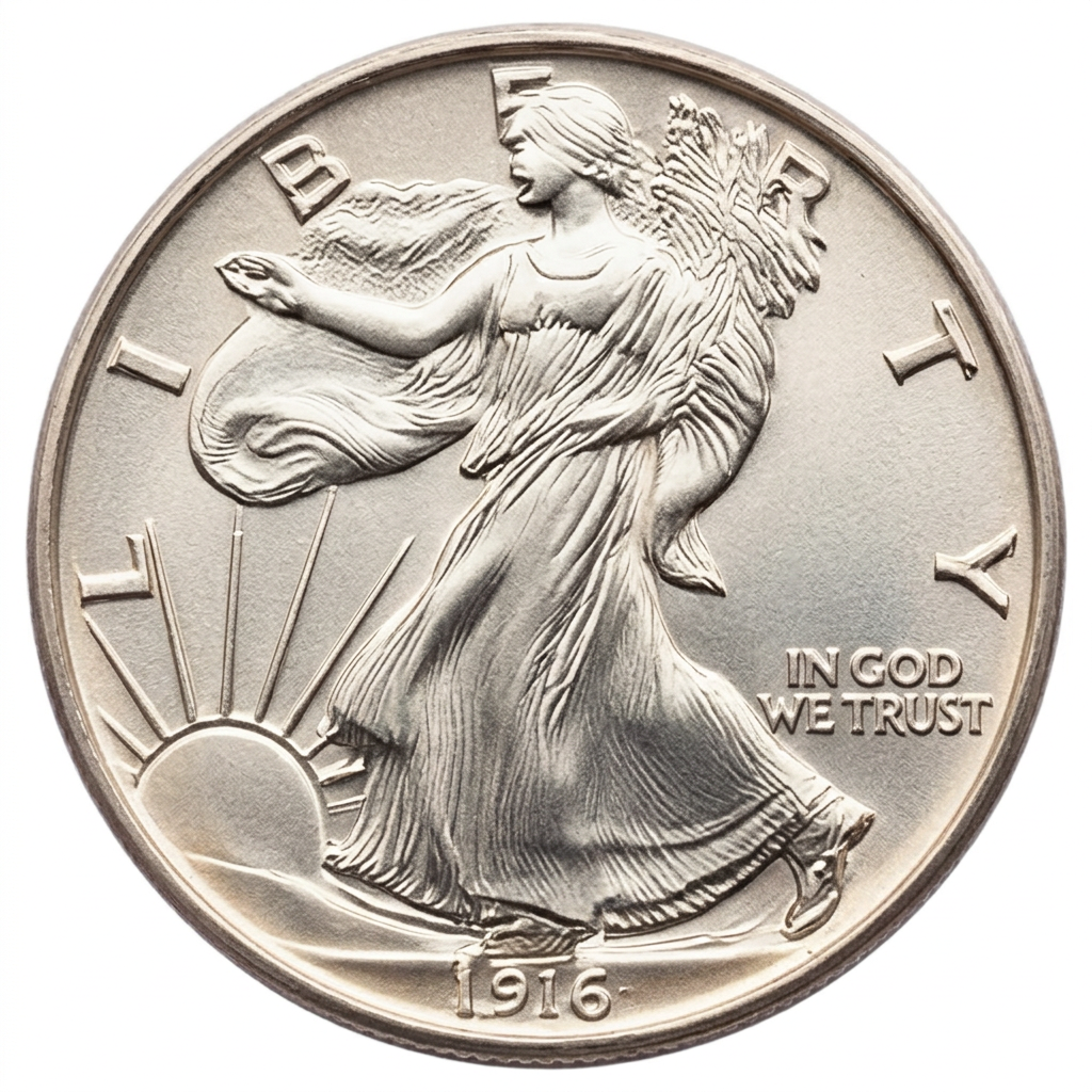 1916-1947 Walking Liberty Half Dollar
